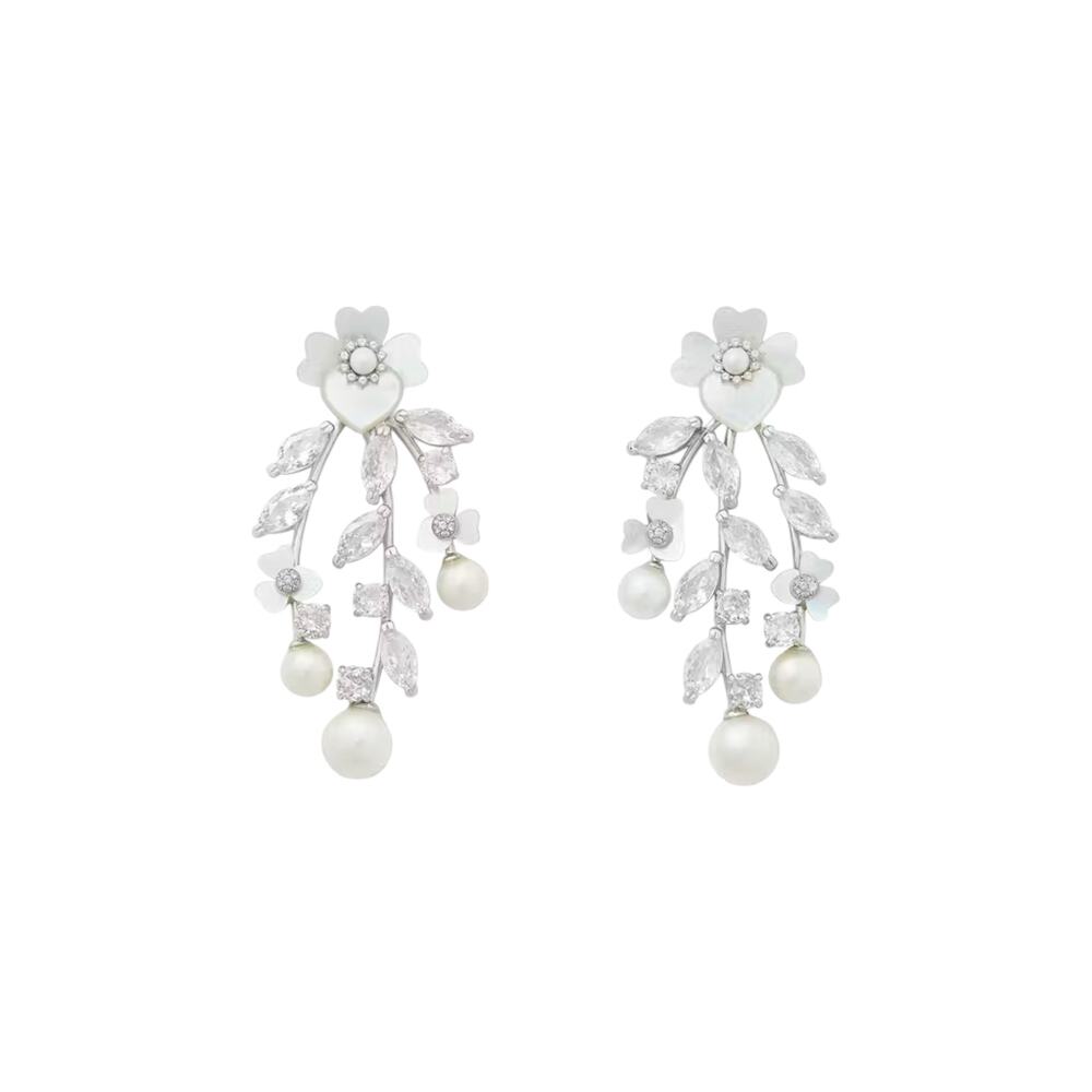 KATE SPADE New York Precious Pansy Chandelier Earrings